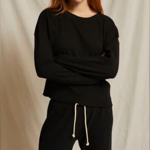 Perfectwhitetee Crosby waffle pullover NWT